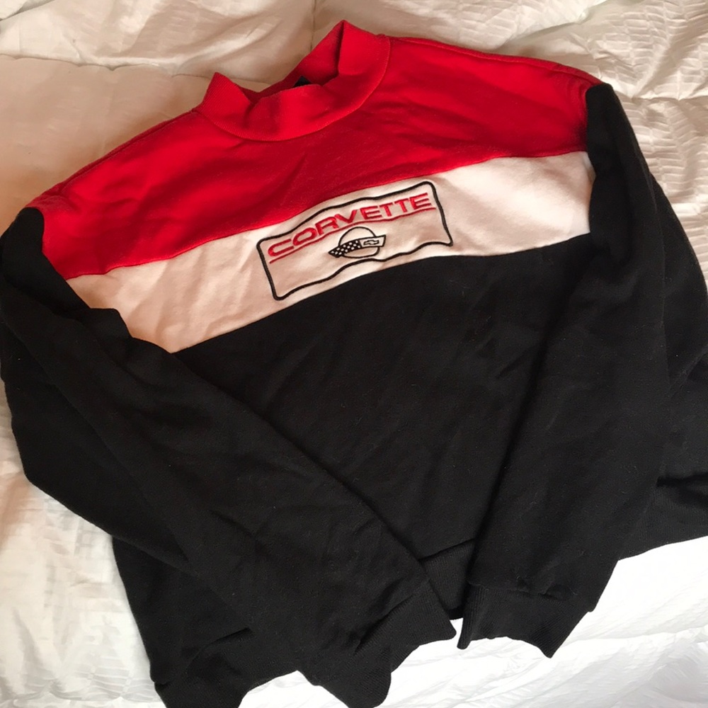 Corvette turtle neck crew sweatshirt